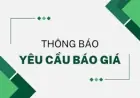 Yêu cầu báo giá gói thầu mua bổ sung khí y tế năm 2026